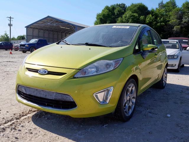 3FADP4FJ7CM152773 - 2012 FORD FIESTA SES GREEN photo 2