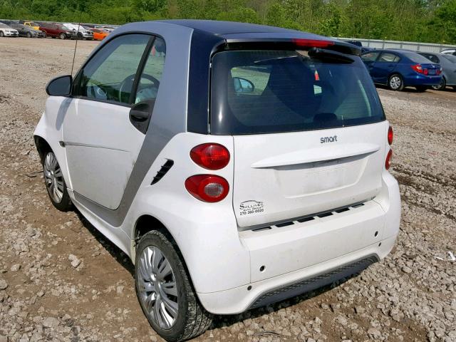 WMEEJ3BA8FK811036 - 2015 SMART FORTWO PUR WHITE photo 3