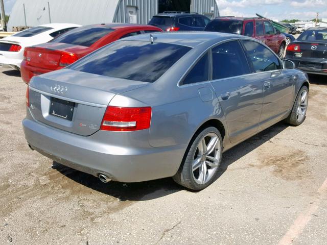 WAUDH74F27N007107 - 2007 AUDI A6 3.2 QUA CHARCOAL photo 4