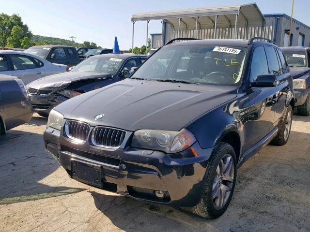 WBXPA934X6WG84856 - 2006 BMW X3 3.0I BLACK photo 2