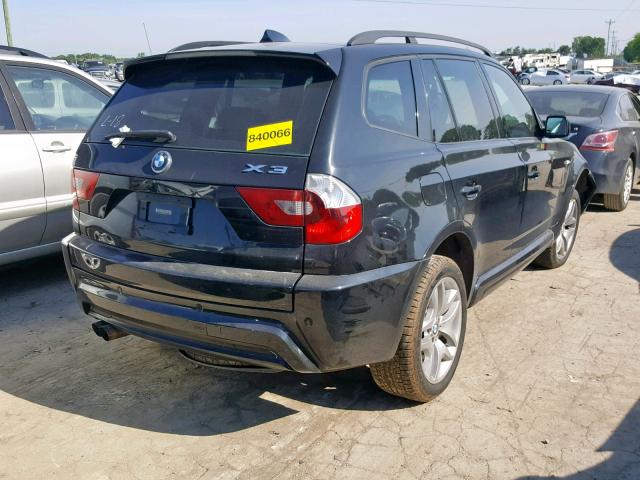 WBXPA934X6WG84856 - 2006 BMW X3 3.0I BLACK photo 4