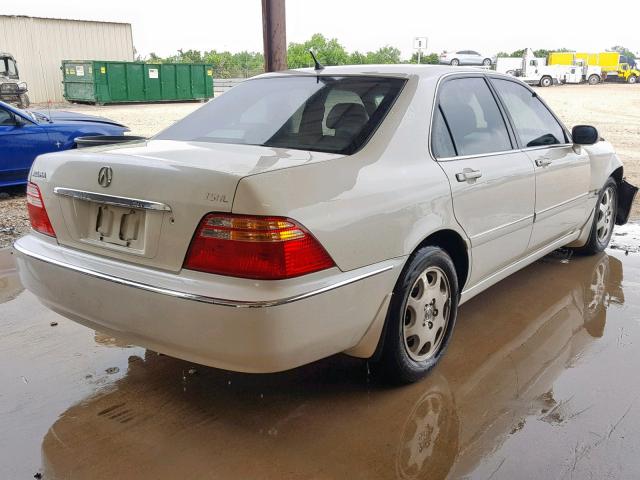 JH4KA96562C002588 - 2002 ACURA 3.5RL WHITE photo 4