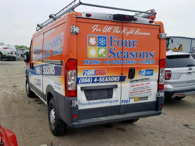 3C6TRVAG7EE126146 - 2014 RAM PROMASTER 橙色 照片 3