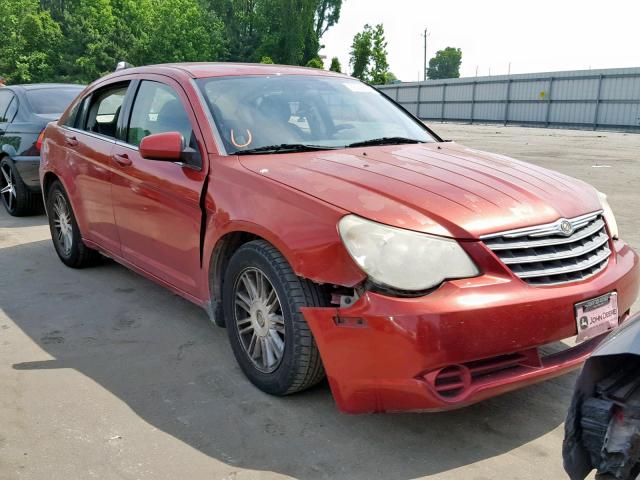 1C3LC56KX7N545408 - 2007 CHRYSLER SEBRING TO RED photo 1