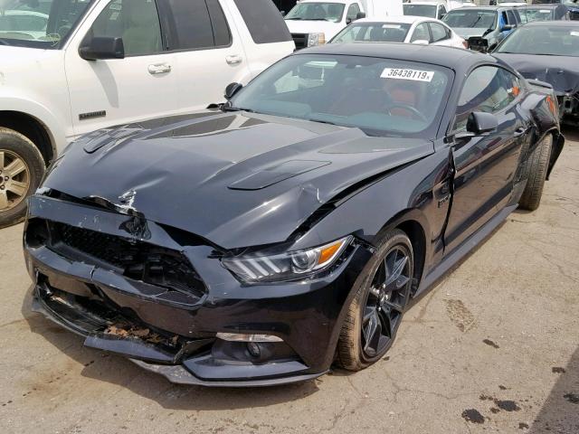 1FA6P8CF7H5317377 - 2017 FORD MUSTANG GT BLACK photo 2