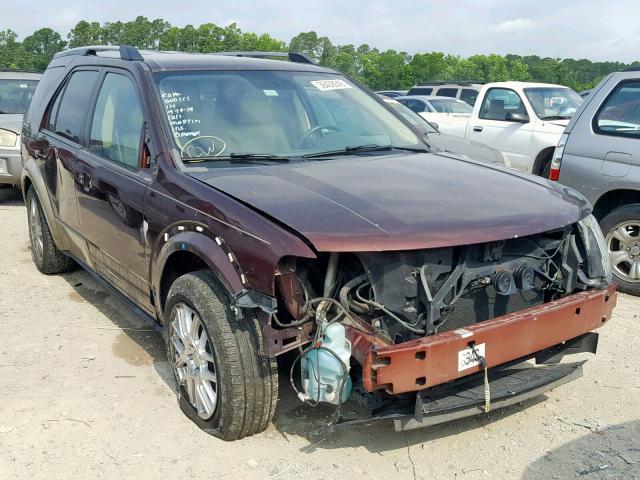 1FMDK08W69GA04025 - 2009 FORD TAURUS X E BURGUNDY photo 1