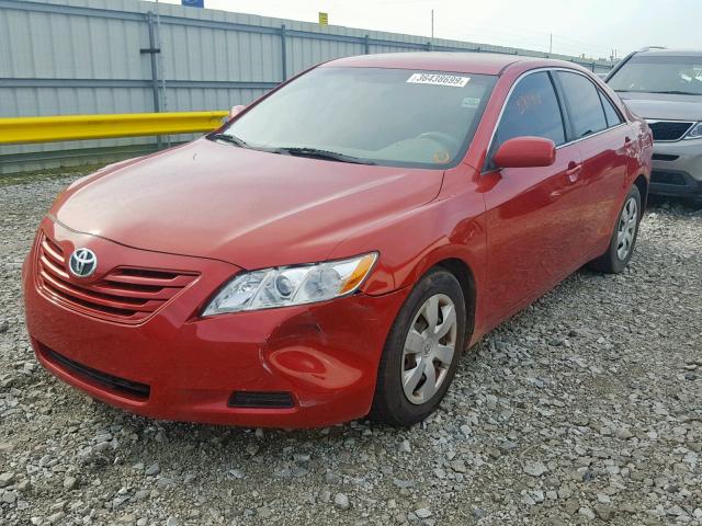 4T1BE46K97U151329 - 2007 TOYOTA CAMRY NEW MAROON photo 2