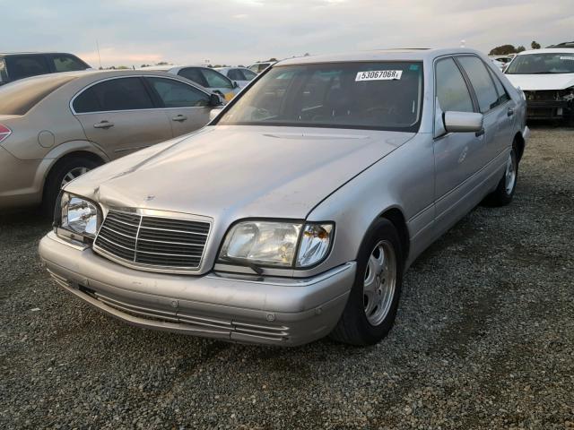 WDBGA43GXVA334810 - 1997 MERCEDES-BENZ S 420 SILVER photo 2