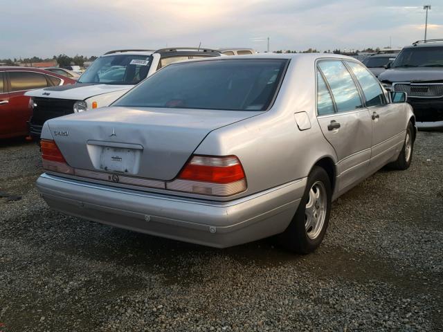 WDBGA43GXVA334810 - 1997 MERCEDES-BENZ S 420 SILVER photo 4