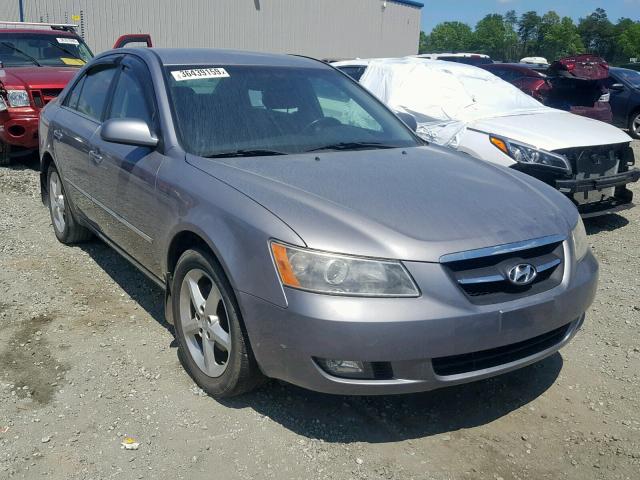 5NPEU46C48H313733 - 2008 HYUNDAI SONATA SE GRAY photo 1