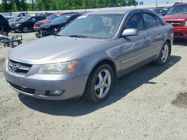 5NPEU46C48H313733 - 2008 HYUNDAI SONATA SE GRAY photo 2