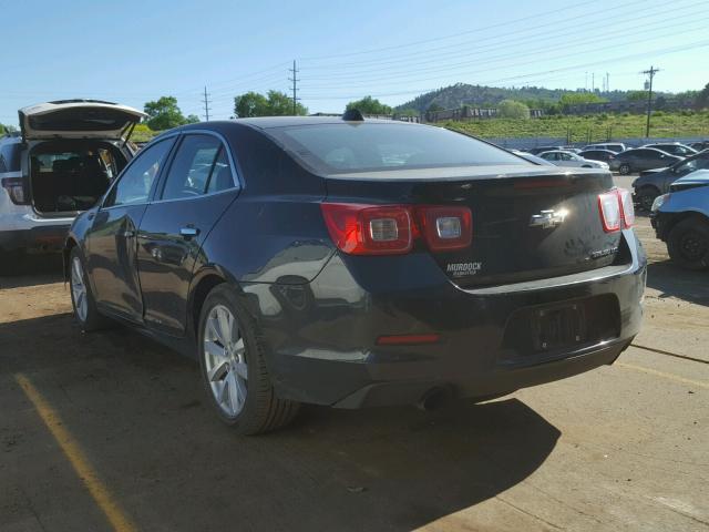 1G11H5S12EF114838 - 2014 CHEVROLET MALIBU LTZ BLACK photo 3