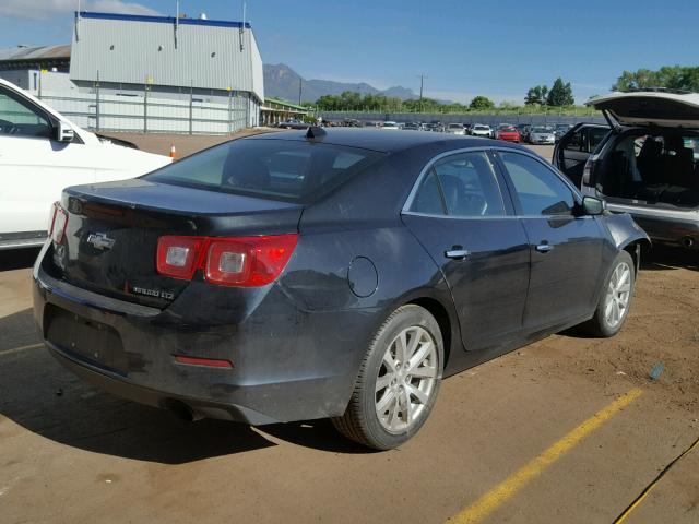 1G11H5S12EF114838 - 2014 CHEVROLET MALIBU LTZ BLACK photo 4