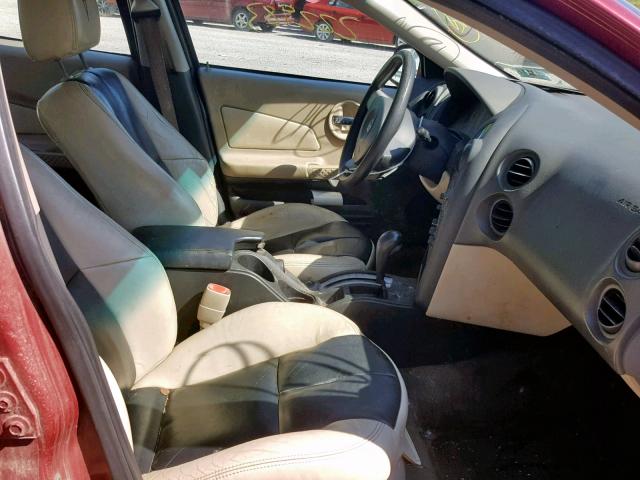 2G2WP522441283647 - 2004 PONTIAC GRAND PRIX MAROON photo 5