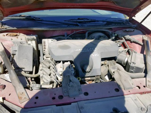 2G2WP522441283647 - 2004 PONTIAC GRAND PRIX MAROON photo 7