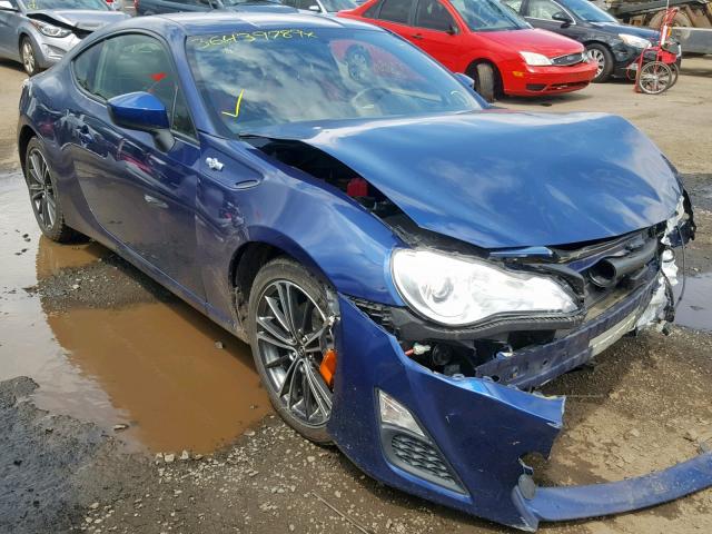 JF1ZNAA19D1721543 - 2013 TOYOTA SCION FR-S BLUE photo 1