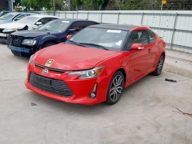 JTKJF5C7XGJ017930 - 2016 TOYOTA SCION TC 红色 照片 2