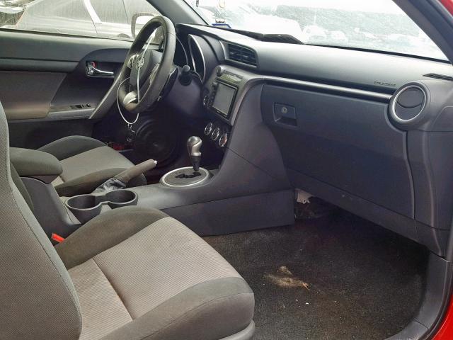 JTKJF5C7XGJ017930 - 2016 TOYOTA SCION TC 红色 照片 5