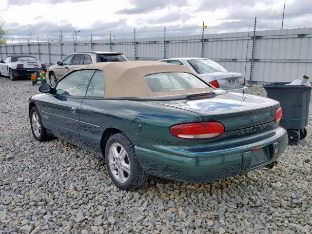 3C3EL55H5TT305482 - 1996 CHRYSLER SEBRING JX GREEN photo 3