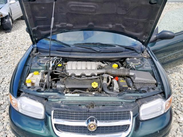 3C3EL55H5TT305482 - 1996 CHRYSLER SEBRING JX GREEN photo 7