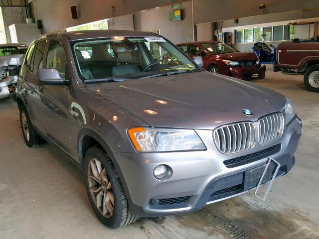 5UXWX7C51CL737294 - 2012 BMW X3 XDRIVE3 GRAY photo 1