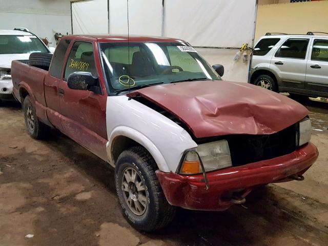 1GTDT19X338203811 - 2003 GMC SONOMA BURGUNDY photo 1