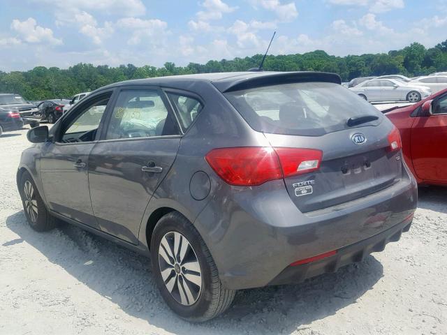 KNAFU5A29D5744505 - 2013 KIA FORTE EX BEIGE photo 3