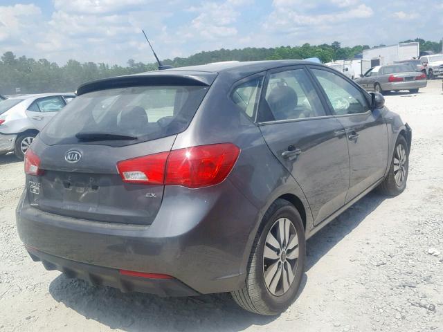 KNAFU5A29D5744505 - 2013 KIA FORTE EX BEIGE photo 4