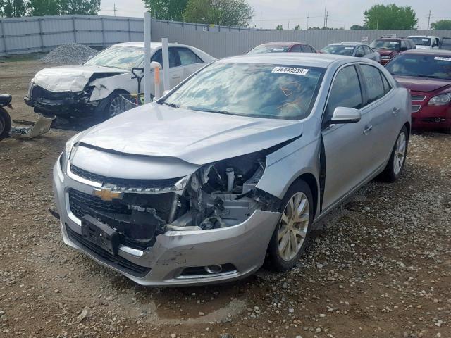 1G11F5SL6FF211385 - 2015 CHEVROLET MALIBU LTZ ვერცხლისფერი ფოტო 2