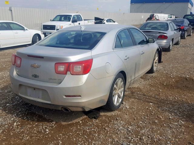 1G11F5SL6FF211385 - 2015 CHEVROLET MALIBU LTZ ვერცხლისფერი ფოტო 4