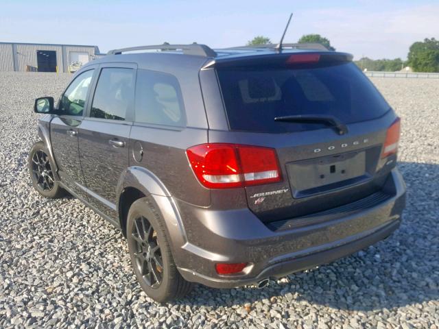 3C4PDDEG4JT167482 - 2018 DODGE JOURNEY GT GRAY photo 3