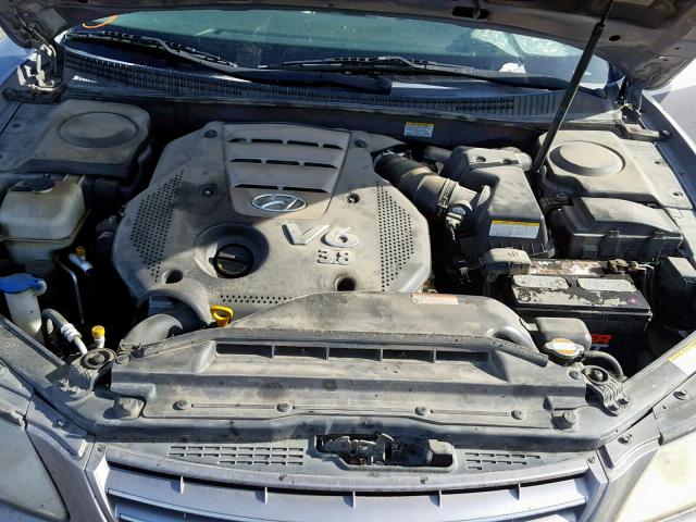 KMHFC46F47A187554 - 2007 HYUNDAI AZERA SE SILVER photo 7