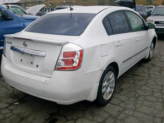 3N1AB6AP5BL626133 - 2011 NISSAN SENTRA 2.0 WHITE photo 4