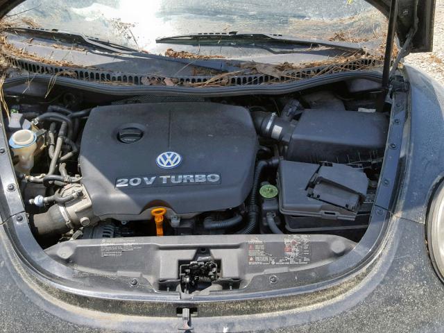 3VWDD21C12M401516 - 2002 VOLKSWAGEN NEW BEETLE Schwarz Foto 7
