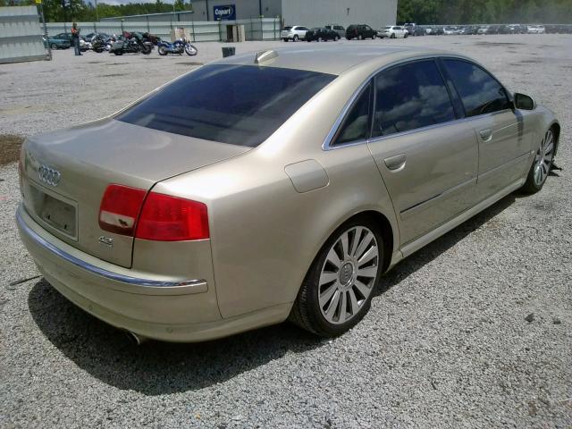 WAUML44E04N010068 - 2004 AUDI A8 L QUATT GOLD photo 4