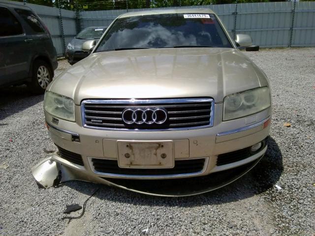 WAUML44E04N010068 - 2004 AUDI A8 L QUATT GOLD photo 9