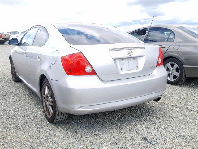 JTKDE177X70206599 - 2007 TOYOTA SCION TC ვერცხლისფერი ფოტო 3
