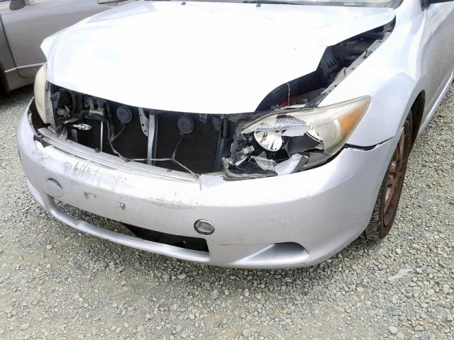 JTKDE177X70206599 - 2007 TOYOTA SCION TC ვერცხლისფერი ფოტო 9