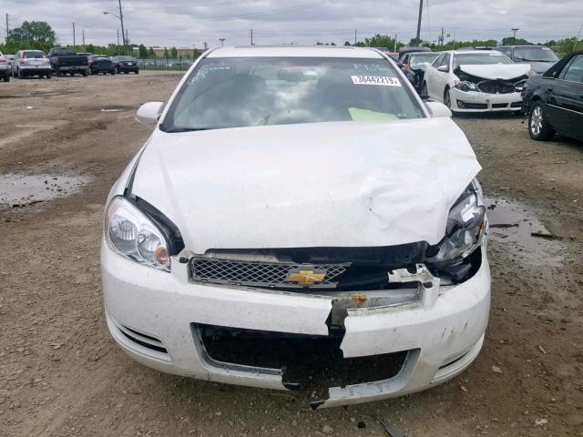 2G1WB5E34F1134519 - 2015 CHEVROLET IMPALA LIM WHITE photo 9