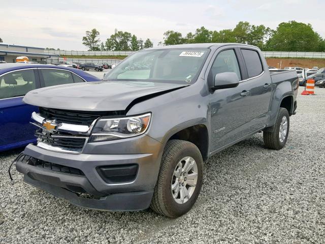 1GCGTCEN8K1104924 - 2019 CHEVROLET COLORADO L GRAY photo 2