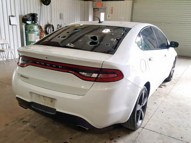 1C3CDFBB1FD302535 - 2015 DODGE DART SXT WHITE photo 4