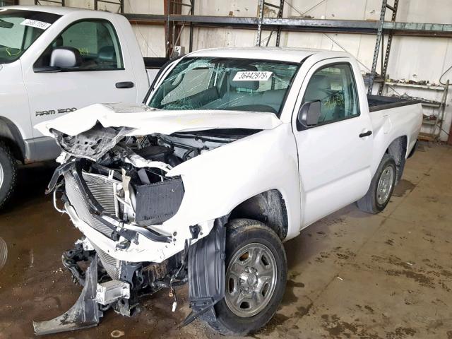 5TFNX4CN4EX037180 - 2014 TOYOTA TACOMA WHITE photo 2