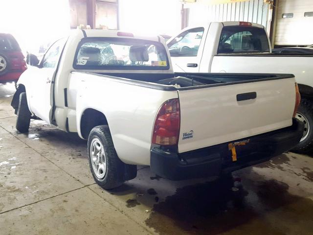 5TFNX4CN4EX037180 - 2014 TOYOTA TACOMA WHITE photo 3