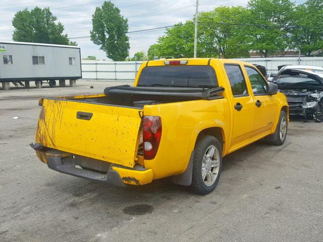 1GCCS136158106740 - 2005 CHEVROLET COLORADO YELLOW photo 4