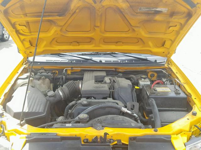 1GCCS136158106740 - 2005 CHEVROLET COLORADO YELLOW photo 7