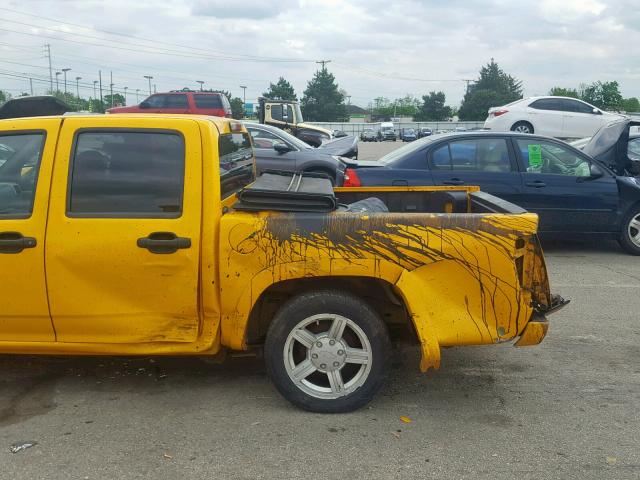 1GCCS136158106740 - 2005 CHEVROLET COLORADO YELLOW photo 9