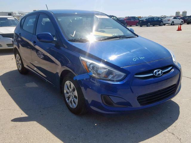 KMHCT5AE5HU313279 - 2017 HYUNDAI ACCENT SE BLUE photo 1