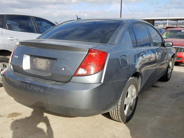 1G8AL55FX7Z192128 - 2007 SATURN ION LEVEL GRAY photo 4