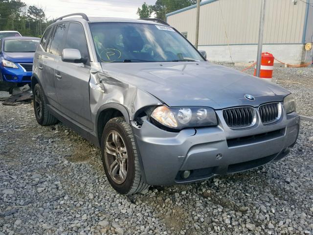 WBXPA93476WG90257 - 2006 BMW X3 3.0I GRAY photo 1