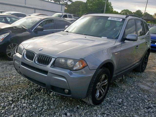 WBXPA93476WG90257 - 2006 BMW X3 3.0I GRAY photo 2